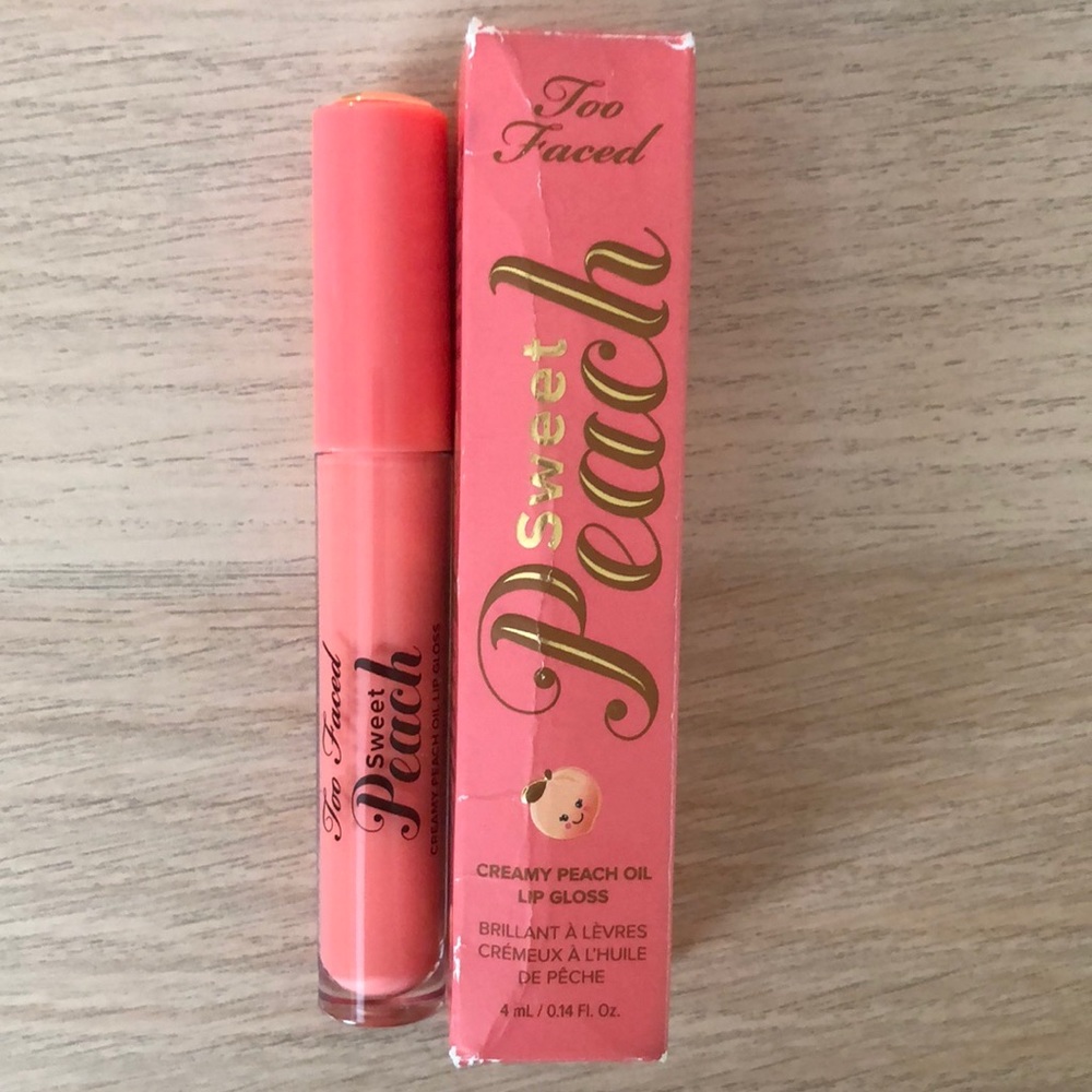 LIMITED EDITION Too Faced Sweet Peach Lip Gloss